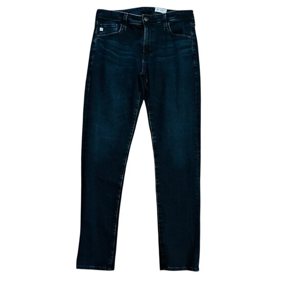 AG Adriano Goldschmied Men's Size 32W 32L Slim Straight Dark Wash Blue Jeans - Picture 1 of 6